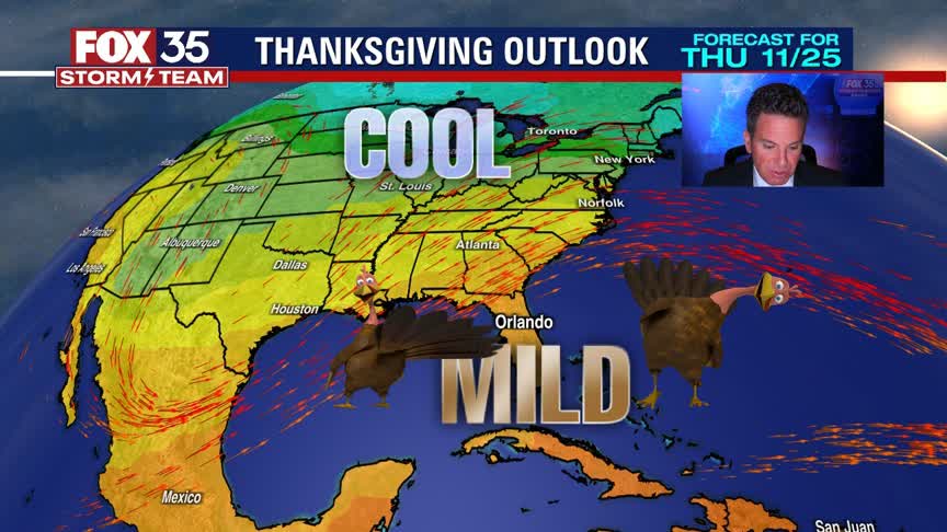 FOX 35 Storm Team Thanksgiving Day Forecast