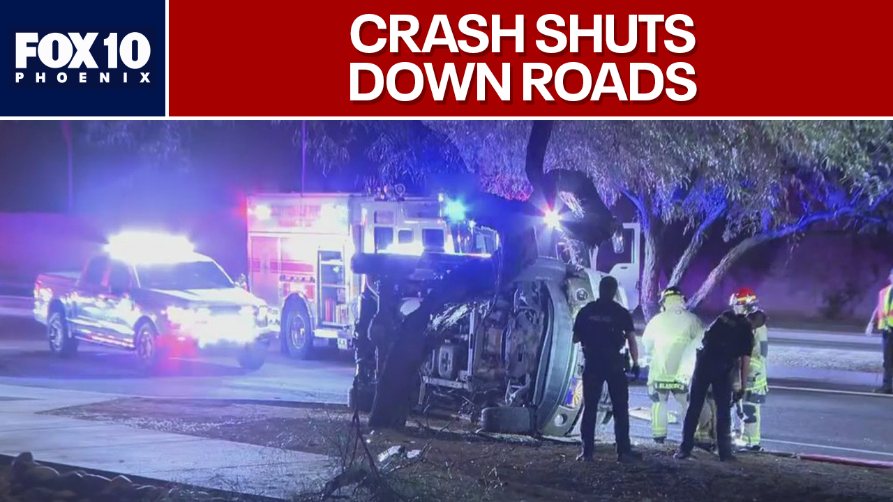 3 badly hurt in Scottsdale rollover crash