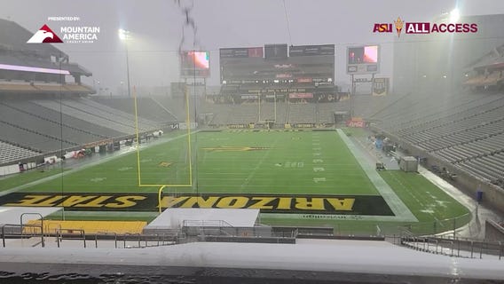 Mountain America Stadium prep after monsoon l ASU All Access