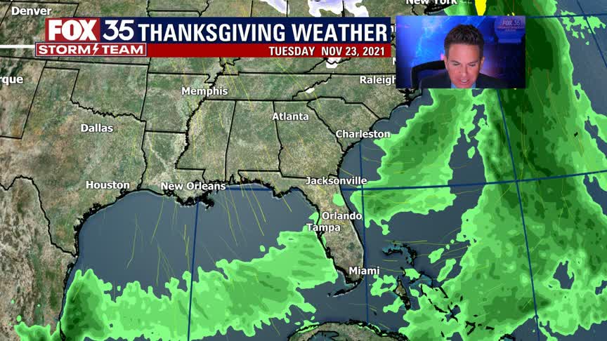 Here's how the weather is shaping up for Thanksgiving
