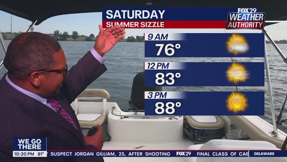 Weather Authority: 10 p.m. Friday forecast