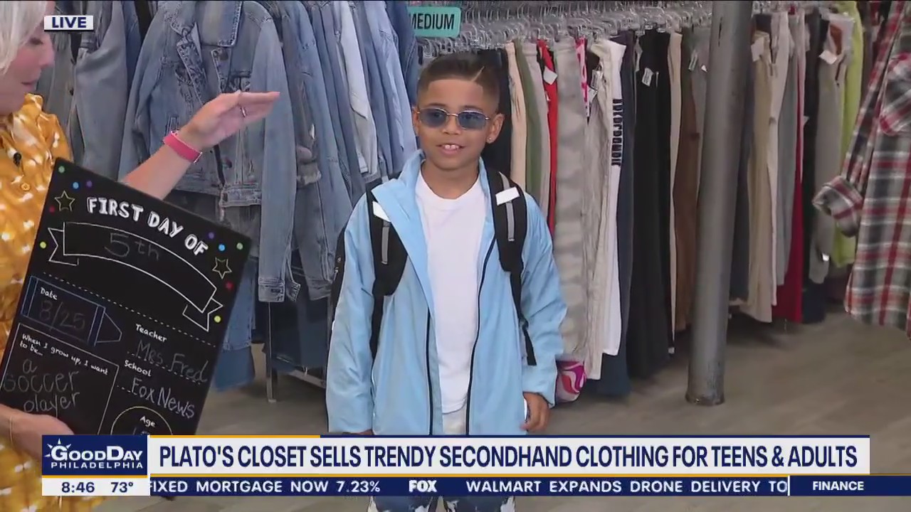 Shop secondhand for trendy back to school clothes