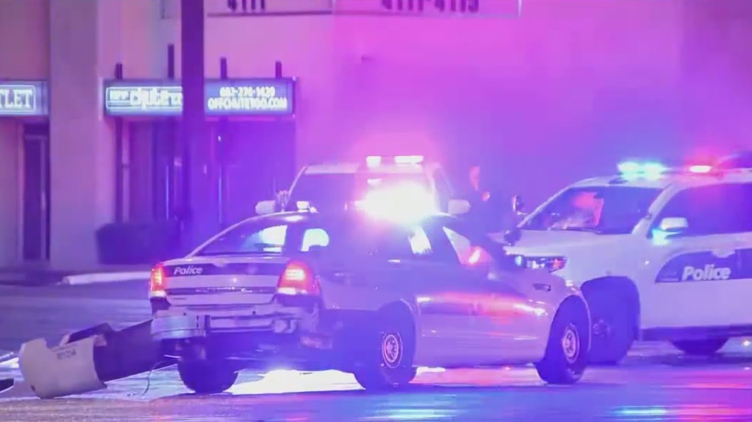 Phoenix PD cruiser struck by hit-and-run driver