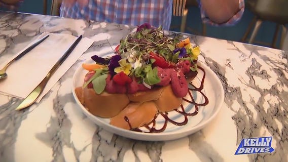 Colorful Dishes and Drinks at Breakfast at Blume