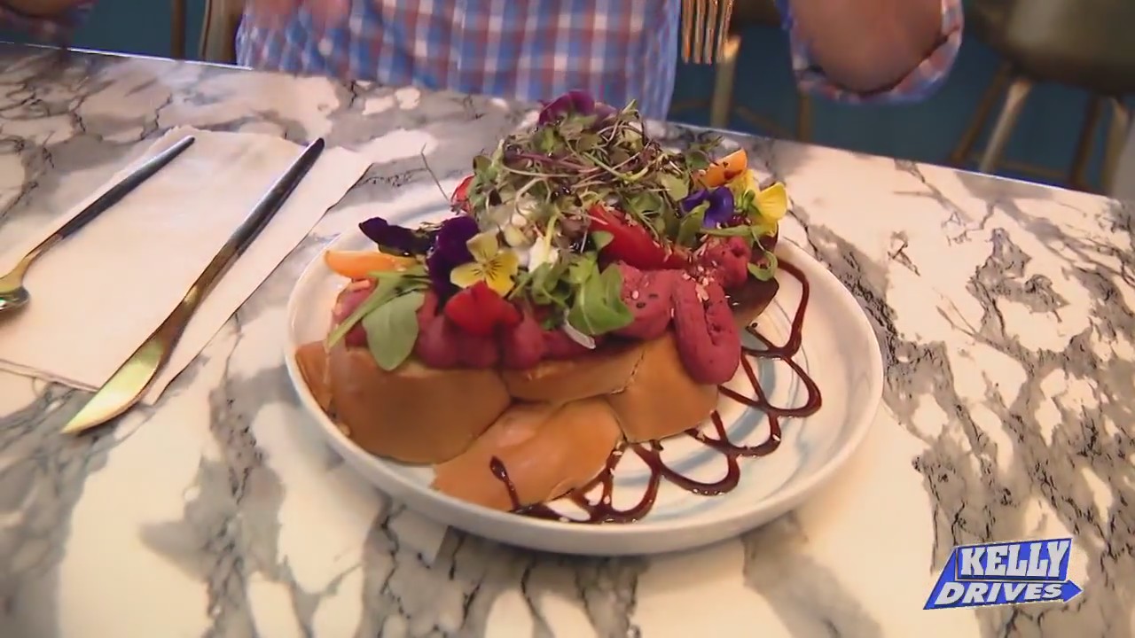 Colorful Dishes and Drinks at Breakfast at Blume