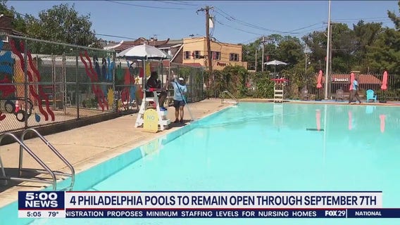 4 Philly pools to remain open past Labor Day