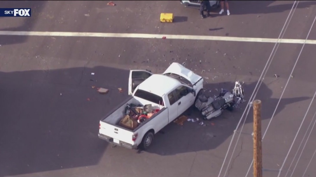 Motorcyclist killed after trying to 'beat the light,' slamming into truck