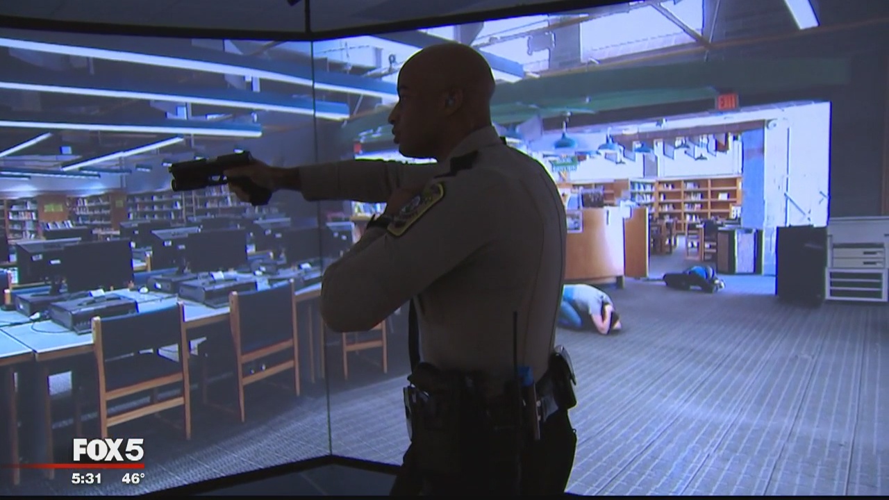 Stafford County Sheriff's Office using training simulator to help train deputies