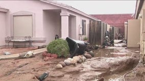 Mesa neighborhood dealing with destruction from floodwaters