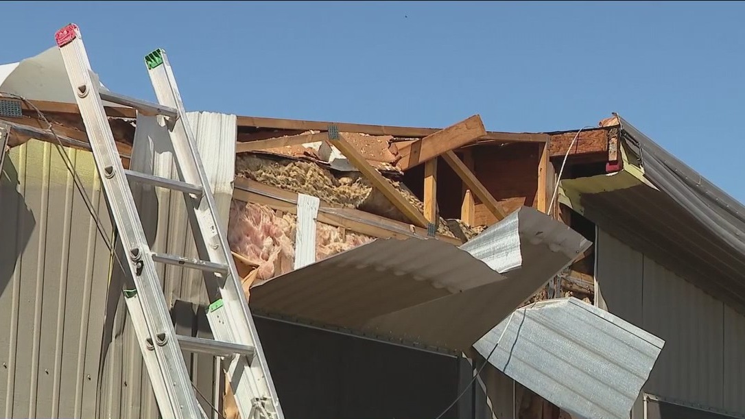 Cleanup continues after microburst damaged Tempe