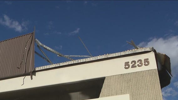 Powerful storm damages Tempe business complex