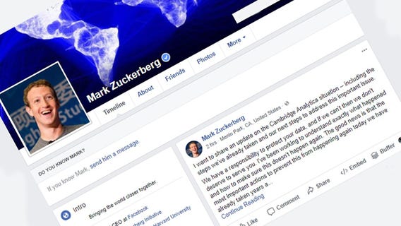 Zuckerberg breaks silence