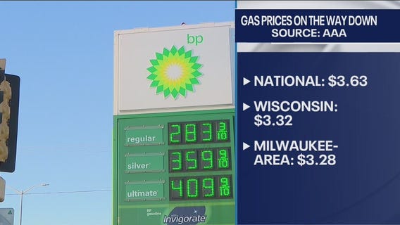 Gas prices down before Thanksgiving