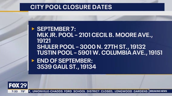 Some Philadelphia pools still open to help beat the heat