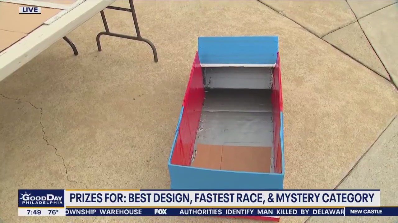 It's the annual Cardboard Boat Regatta over in Ridley Park!