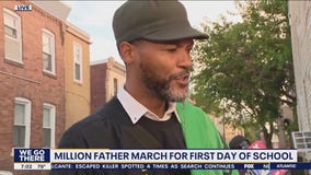 Million Fathers March gets underway for kids first day back to school