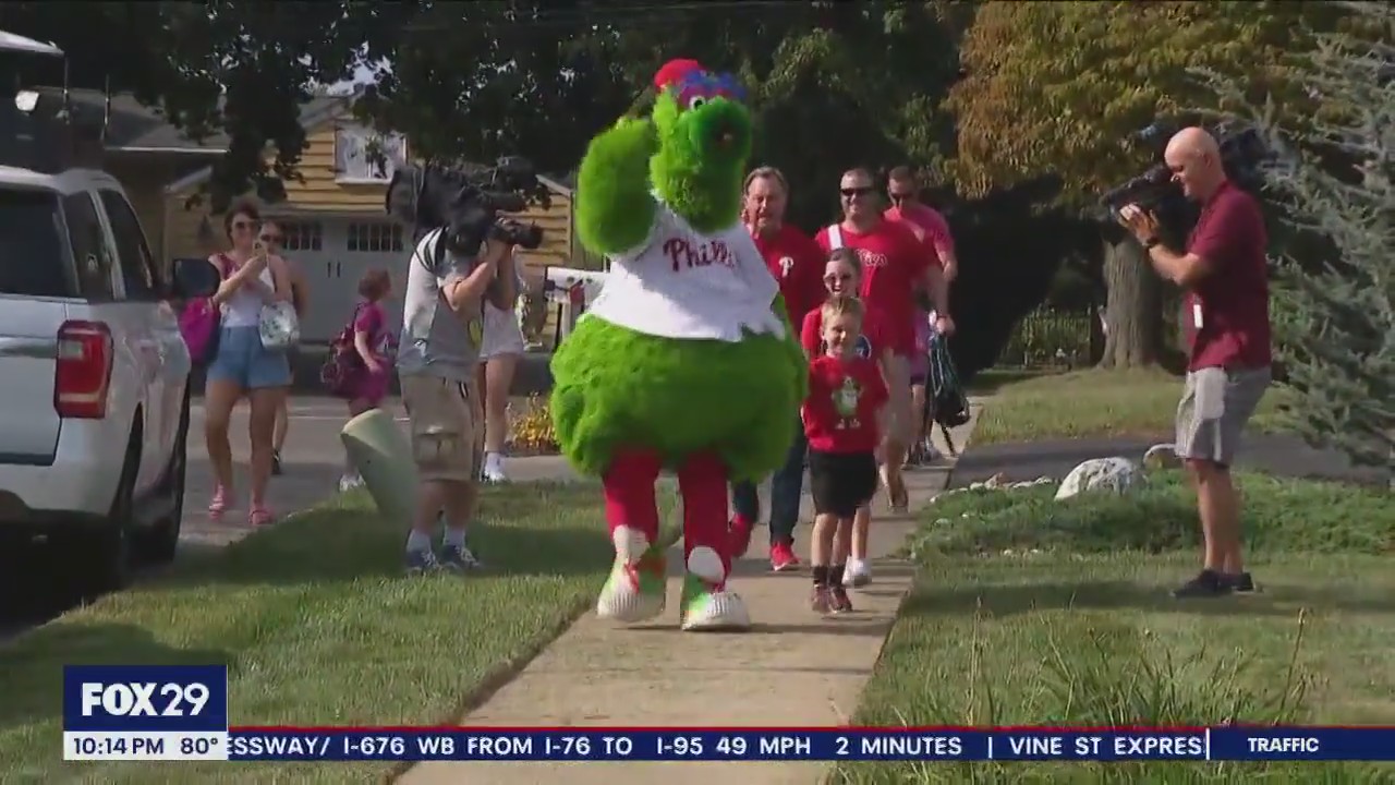 Bucks County cancer patient surprised with gift from Phillies