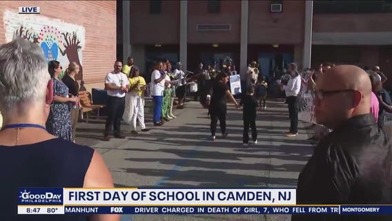 Camden schools celebrate first day back with pep rally
