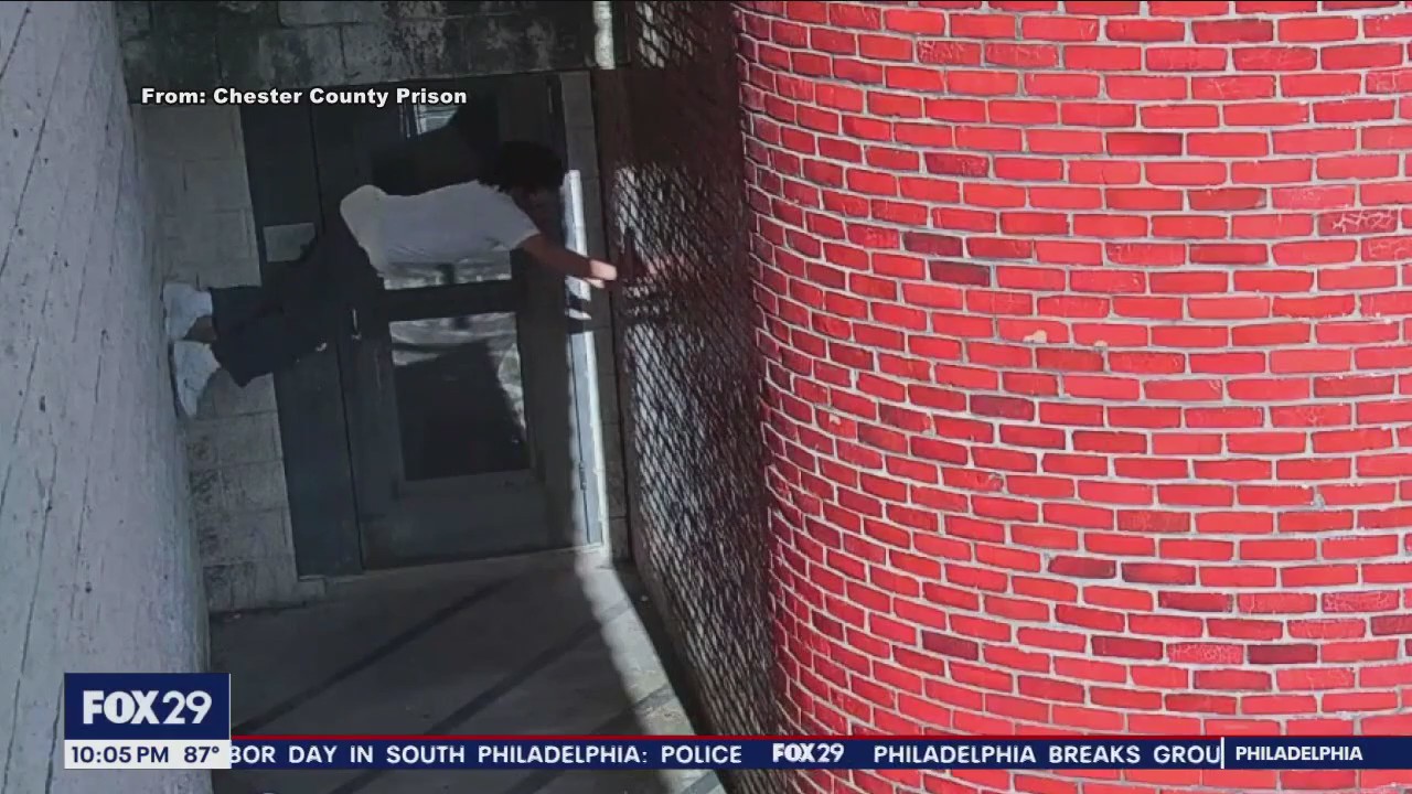 Video shows Chester County convict escape from prison yard
