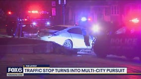 Police pursuit ends in crash in West Allis