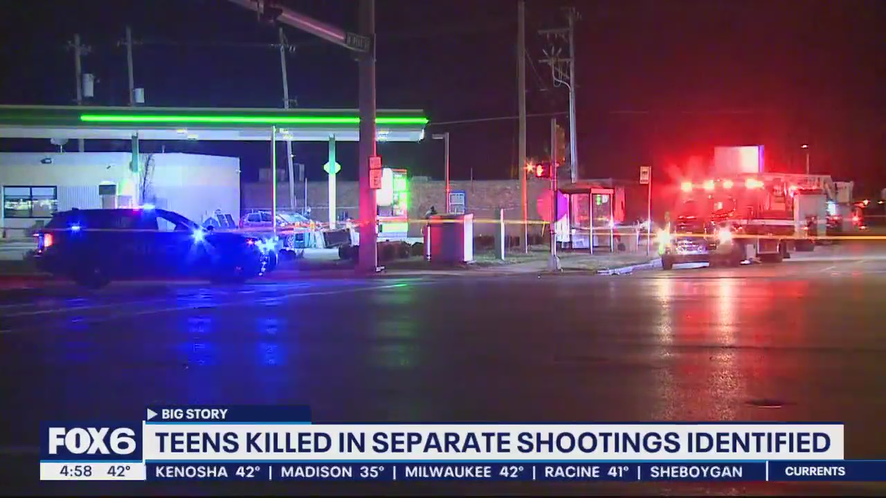 Teens killed in separate shootings in Milwaukee | FOX6 Milwaukee