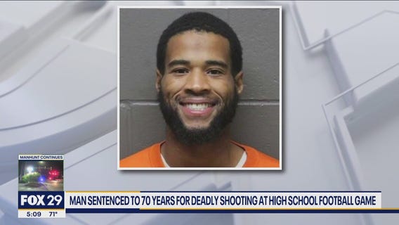 NJ man sentenced to 70 years for shooting that killed 10-year-old at football game