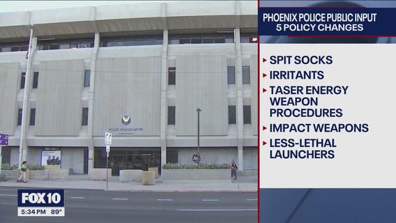 Phoenix police looking for feedback on policies regarding use of force