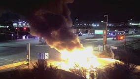 Bus catches fire near Loop 202 in Tempe