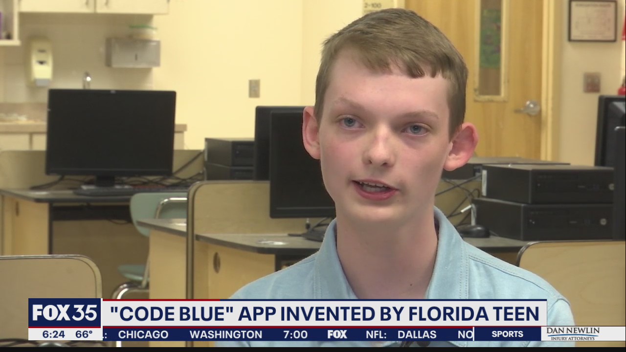 Florida teen creates app to help healthcare workers when patient goes into cardiac arrest
