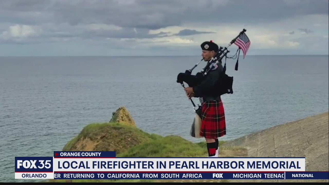Central Florida firefighter to participate in Pearl Harbor commemoration