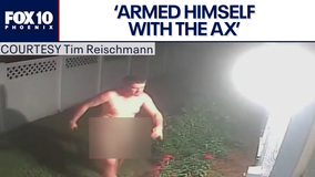 Naked man wielding ax jailed after attempted Florida home break-in