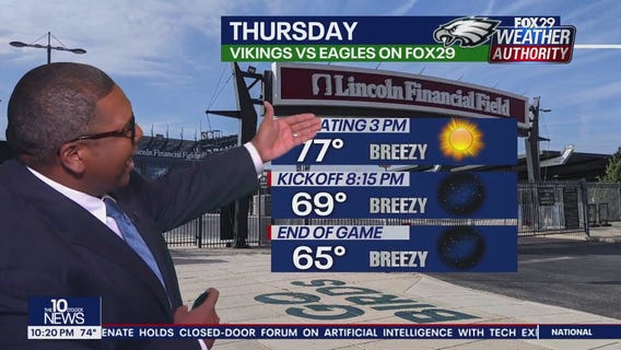 Weather Authority: 10 p.m. Wednesday forecast