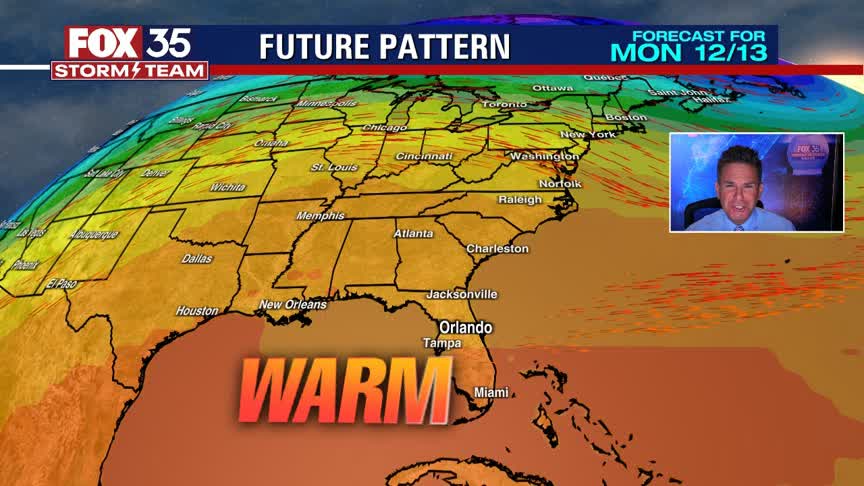 Warm stretch of weather in store for Central Florida