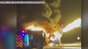 New video shows Valley Metro bus fire