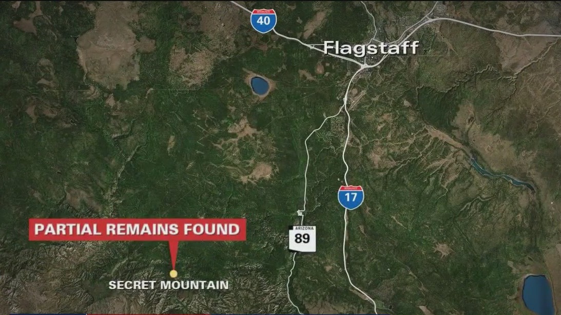 Human remains recovered from northern Arizona mountain
