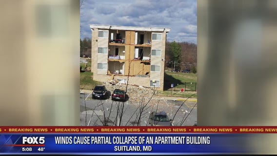 Prince George?s County apartment wall partially collapses, officials say