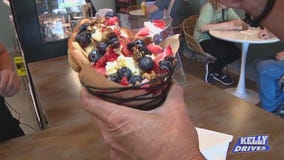 Bubble Waffles at Well Bean Coffee House