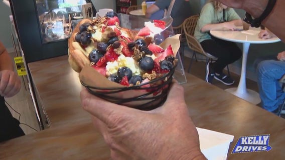 Bubble Waffles at Well Bean Coffee House