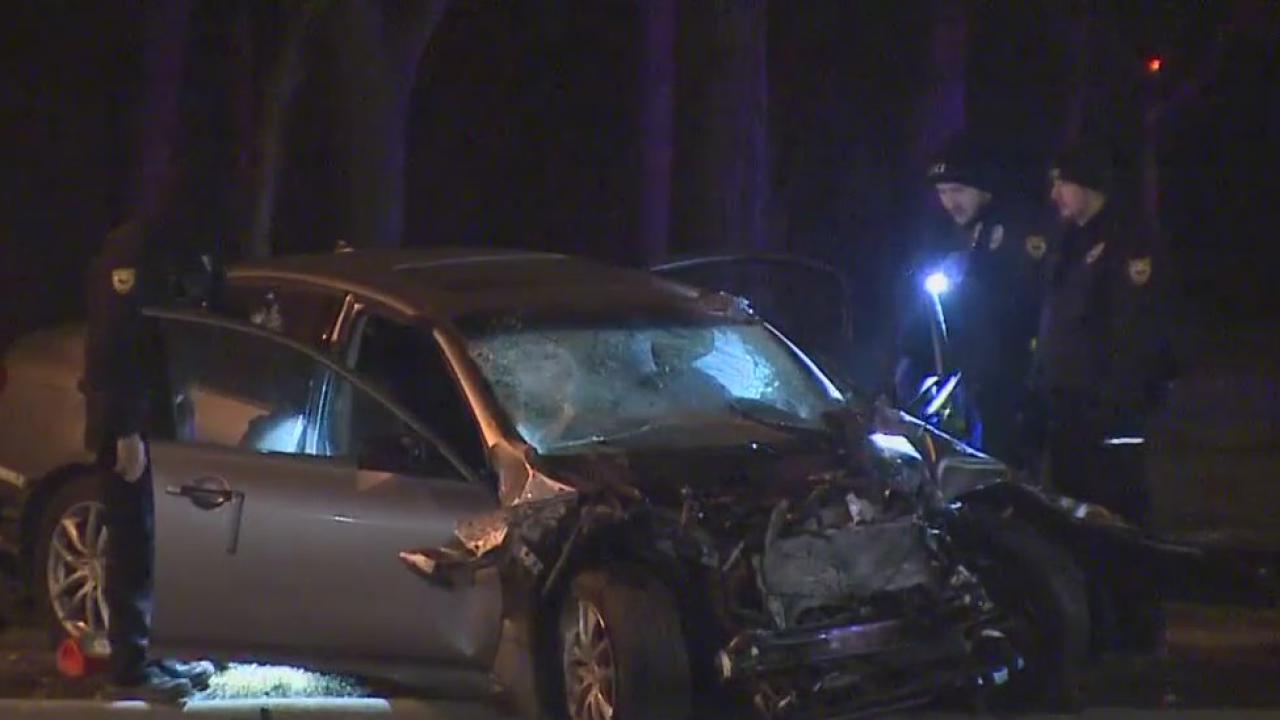 West Allis rollover crash near 76th and Oklahoma