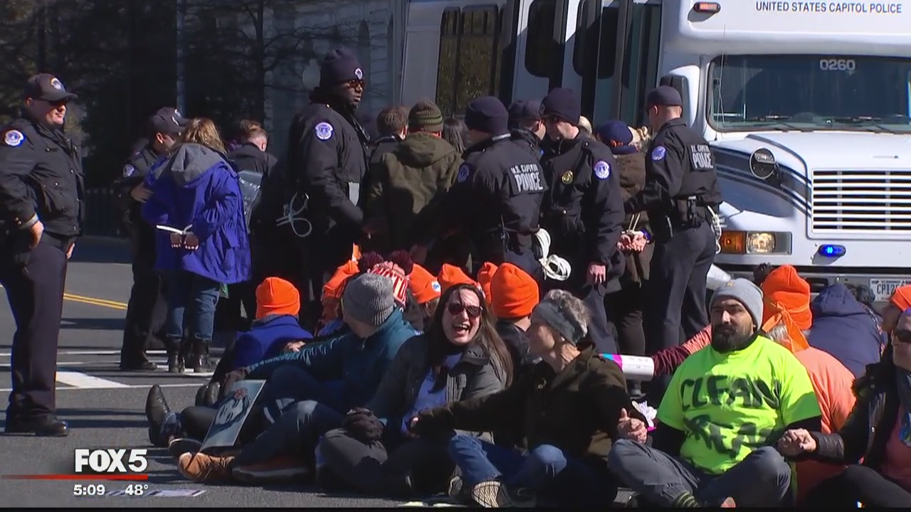DACA protesters arrested on Capitol Hill
