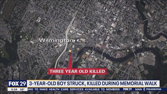 3-year-old boy struck, killed during memorial walk in Wilmington
