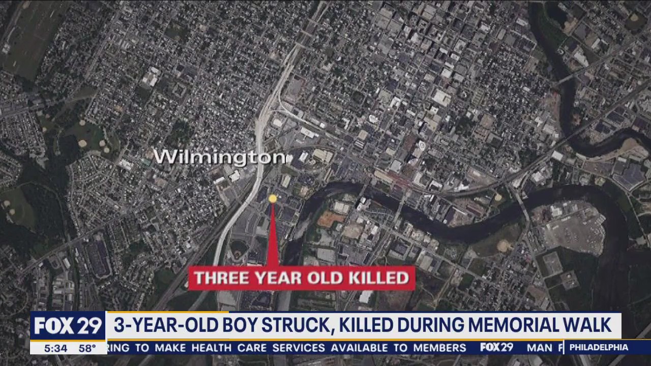 3-year-old boy struck, killed during memorial walk in Wilmington