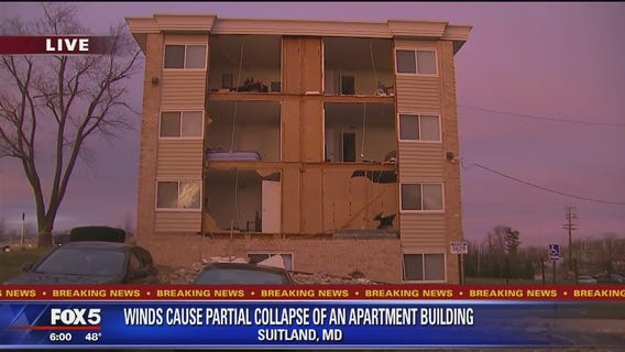 Prince George?s County apartment complex evacuated after partial wall collapse