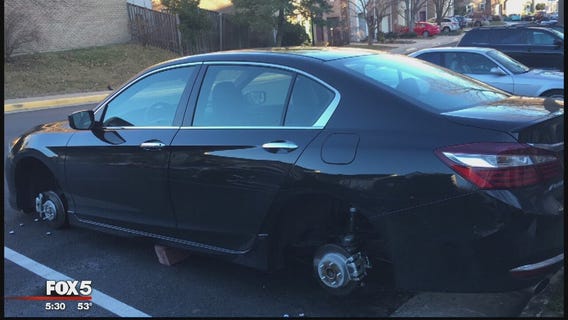 Fairfax County police investigating nearly 80 tire and rim theft cases