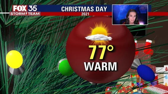 Central Florida to wake up to cool Christmas morning