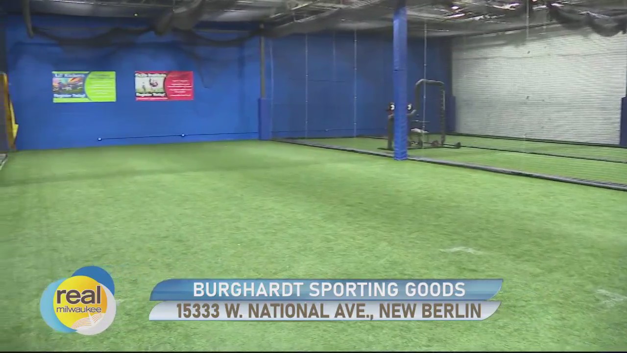 Burghardt Sporting Goods offers indoor practice facilities