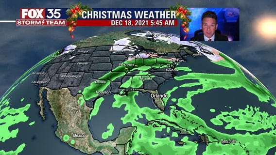 What will the weather be like on Christmas in Florida?