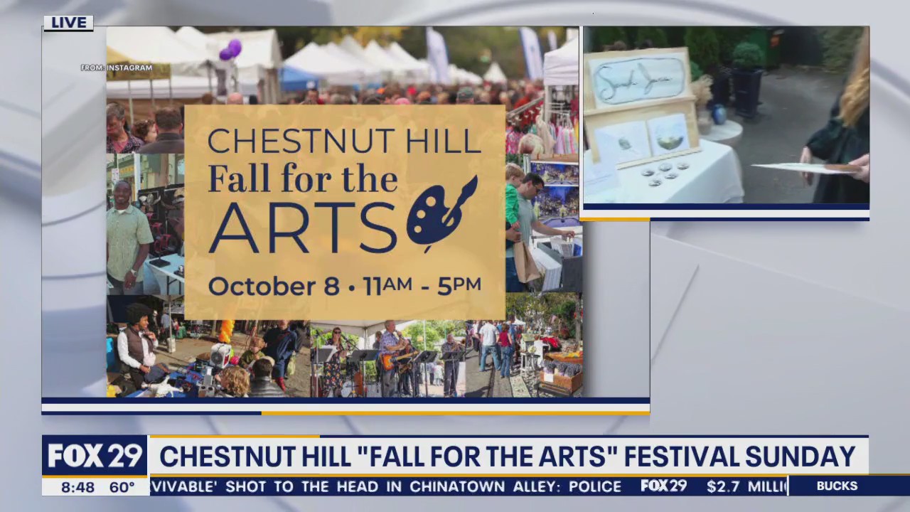 What to expect at the Fall for the Arts festival in Chestnut Hill on Sunday
