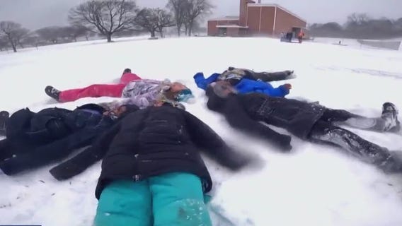 'Snowball fight!' FOX6 joins group of kids for fun in the snow