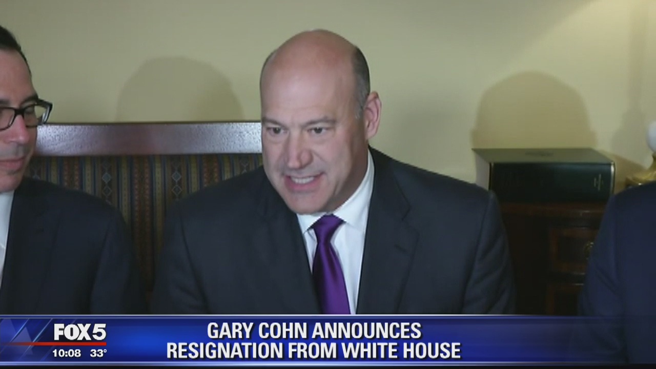 Trump economic aide Gary Cohn resigns